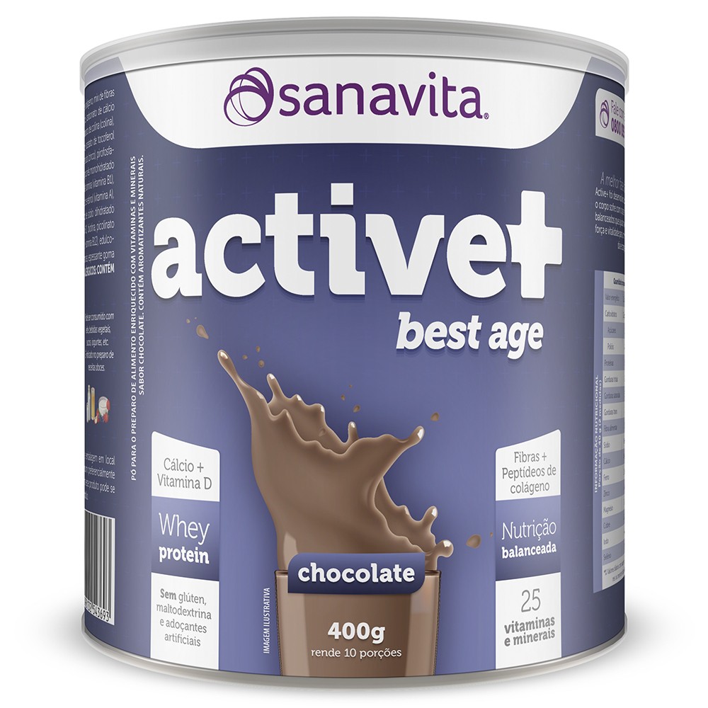 Active+ Chocolate 400g Sanavita