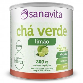 Chá Verde Limão 200g Sanavita