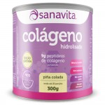 Colágeno Hidrolisado Piña Colada 300g Sanavita Colágeno Hidrolisado Piña Colada 300g Sanavita