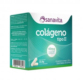 Colágeno Hidrolisado - Tipo II 40mg 30 capsulas Sa..