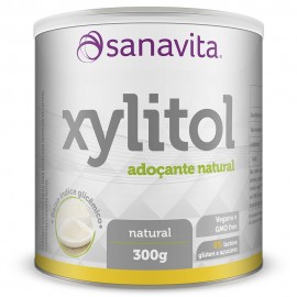Xylitol Adoçante Natural 300g Sanavita